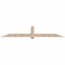 Ekena Millwork Eugene Smooth Timber Gable Bracket, Douglas Fir, 108"W x 18"H x 1 1/2"D x 5 1/2"F, 4/12 Pitch GBW108X18X0206EUG00SDF - alternate 1